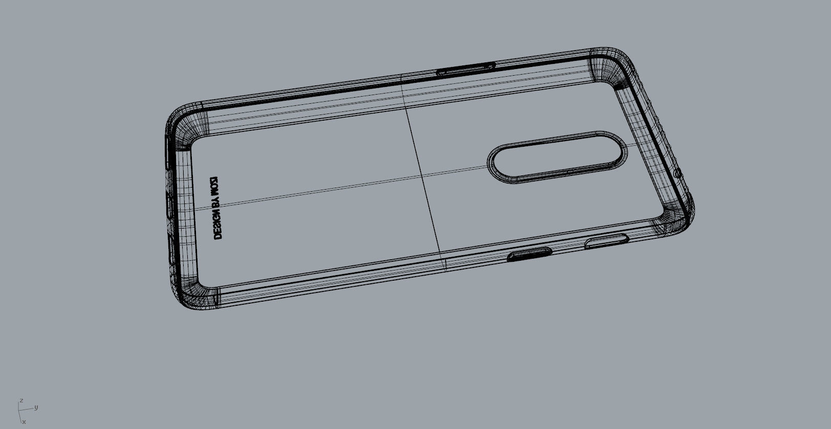 Oneplus 6 RED case design 3D model 3D print model_33