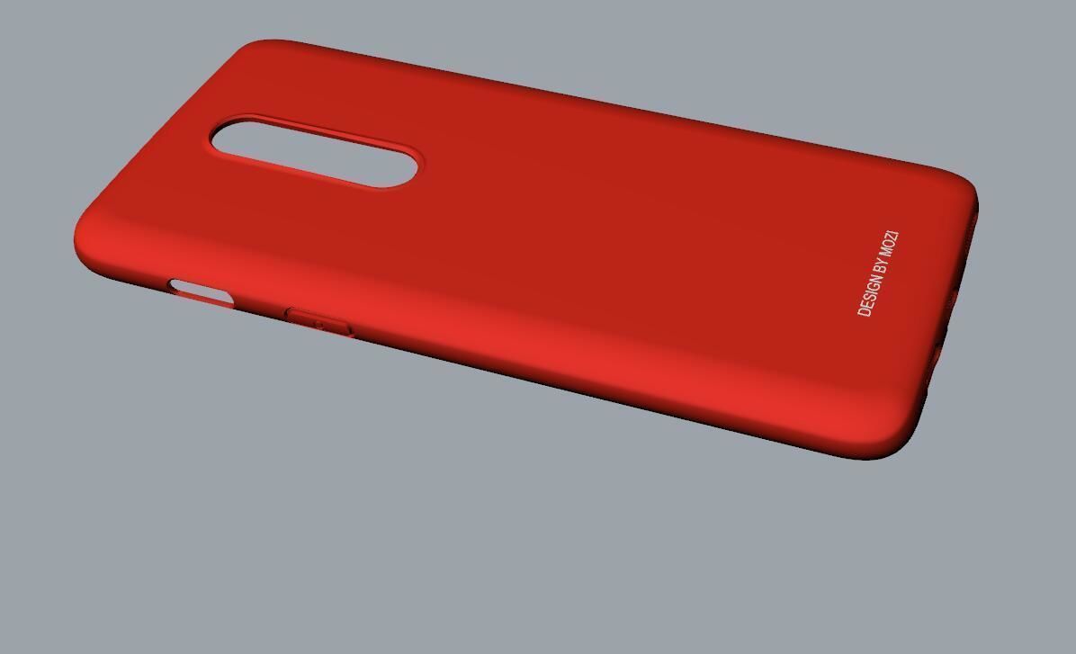 Oneplus 6 RED case design 3D model 3D print model_10