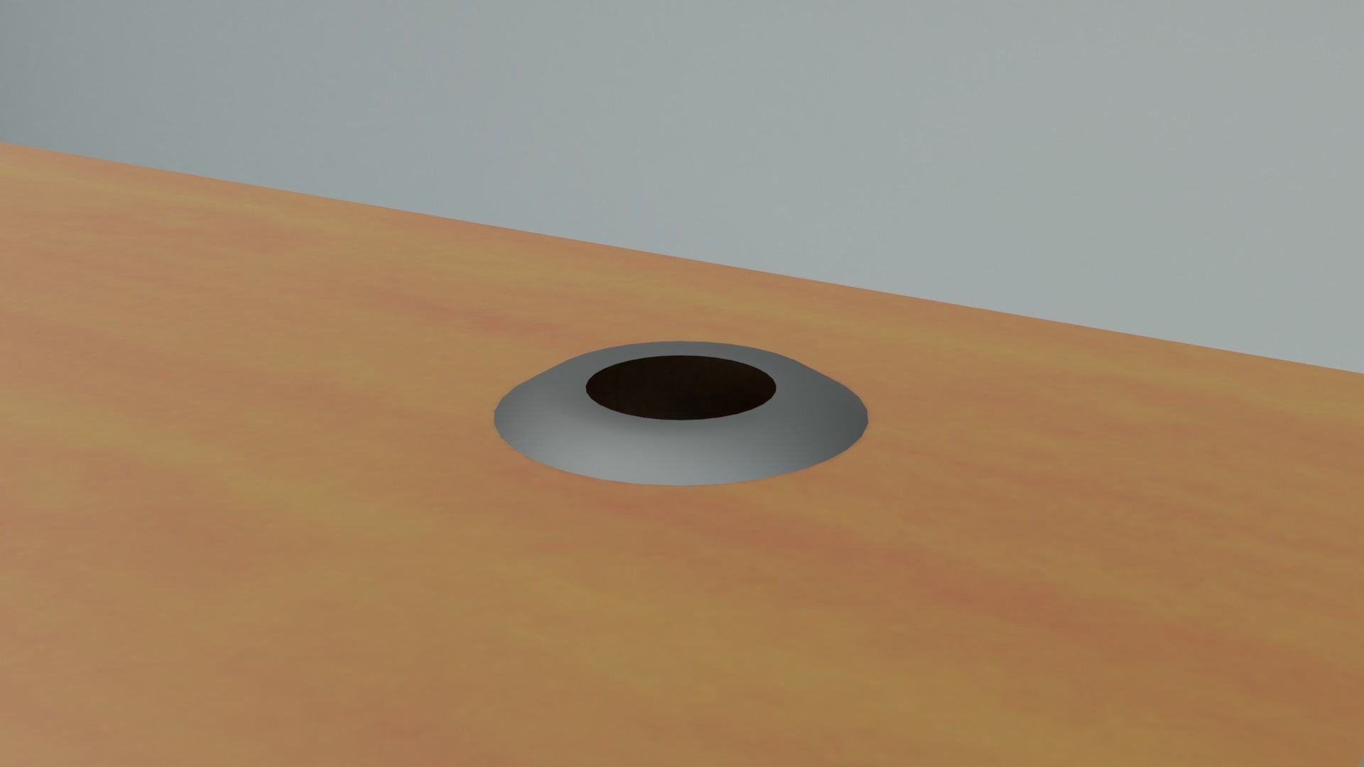 School Classroom Teachers Desk Low-poly 3D model_8