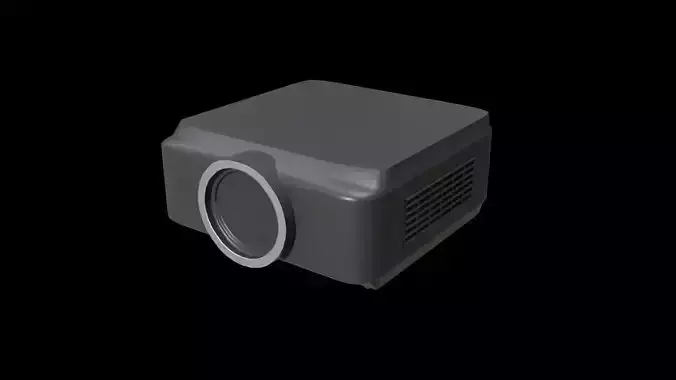 Classroom Projector 1 3D model