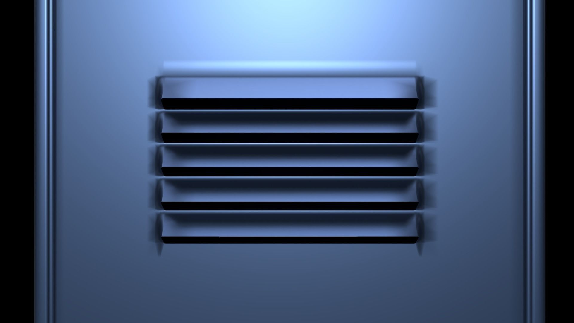 School Locker Set Low-poly 3D model_10