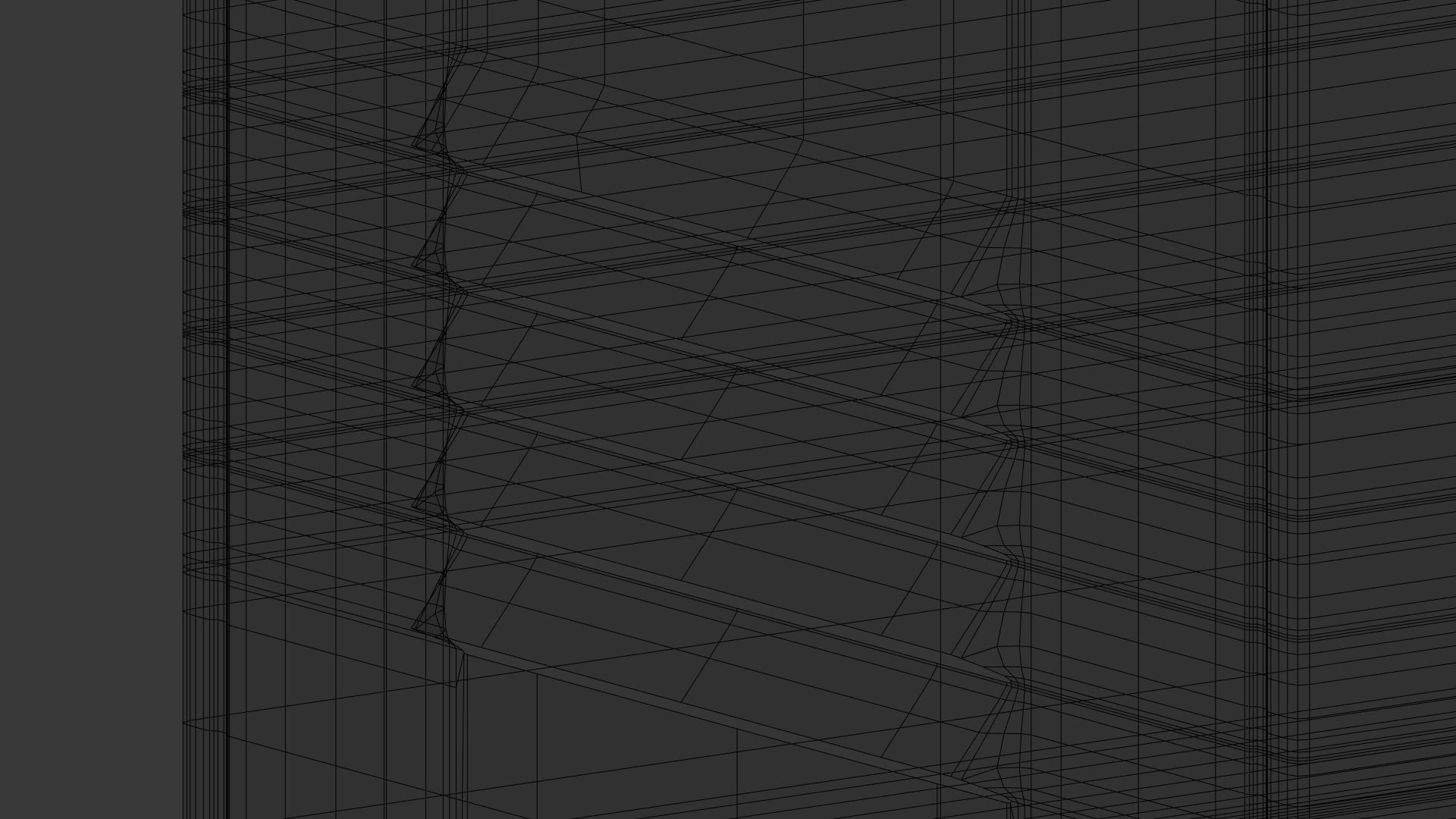 School Locker Set Low-poly 3D model_22