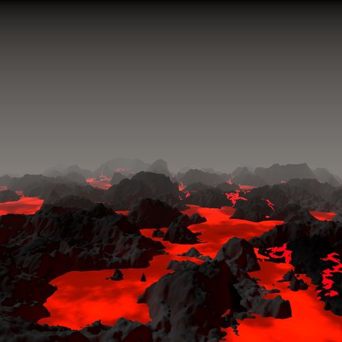 Lava Islands 3D model
