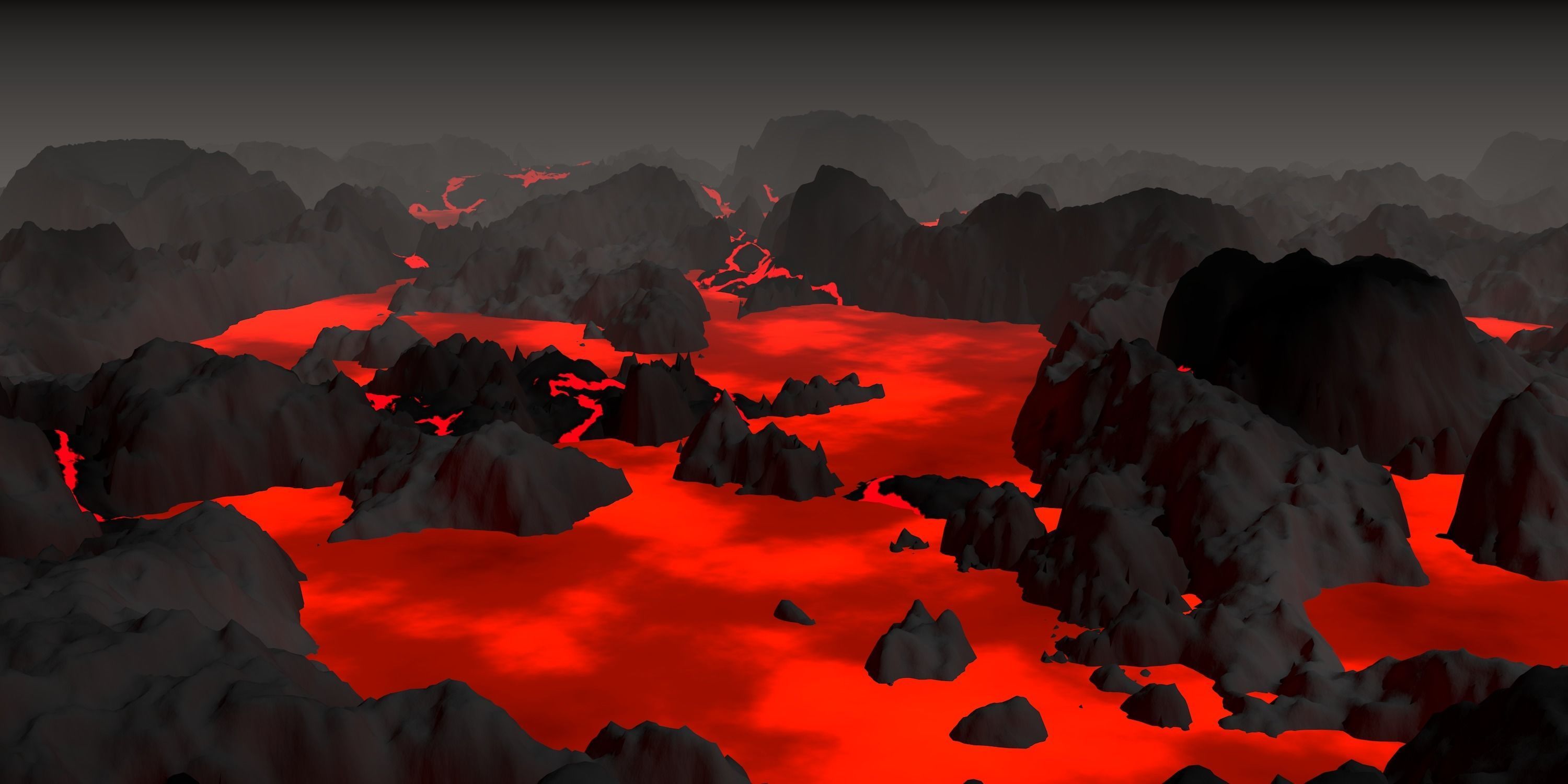 Lava Islands 3D model_1