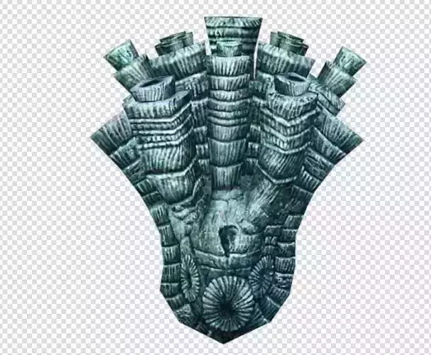 coral    Coral reef Low-poly 3D model