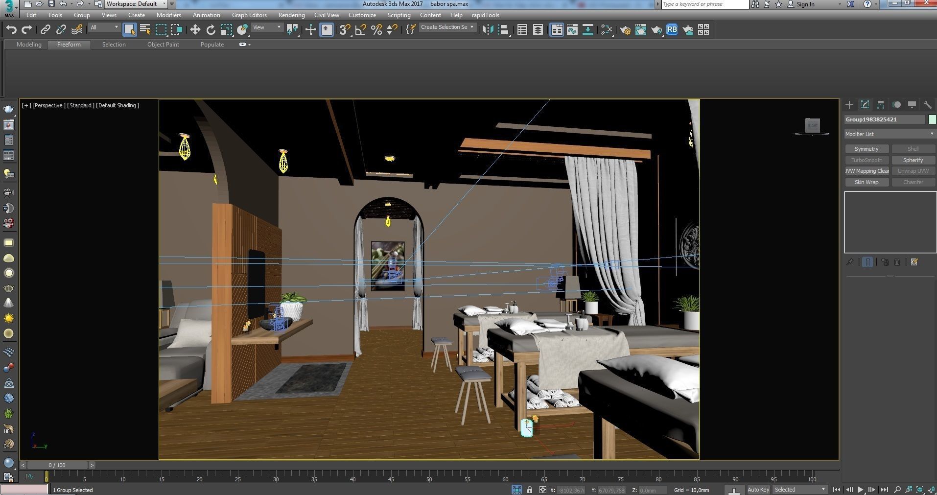 Small Beauty Spa - Babor Spa 3D model_11