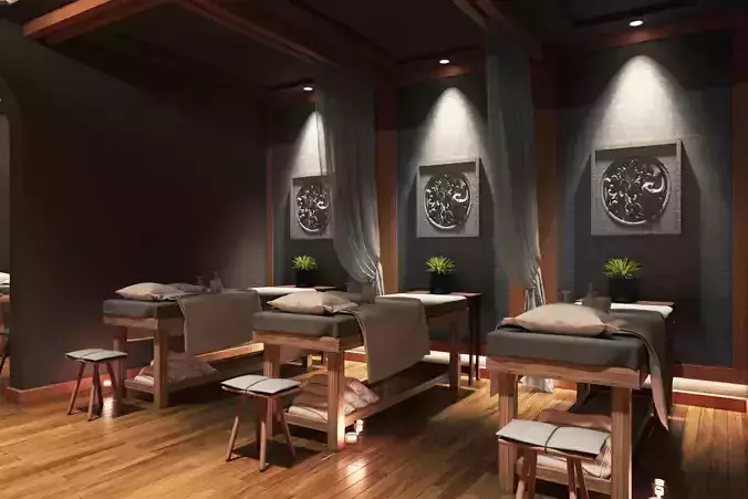 Small Beauty Spa - Babor Spa 3D model