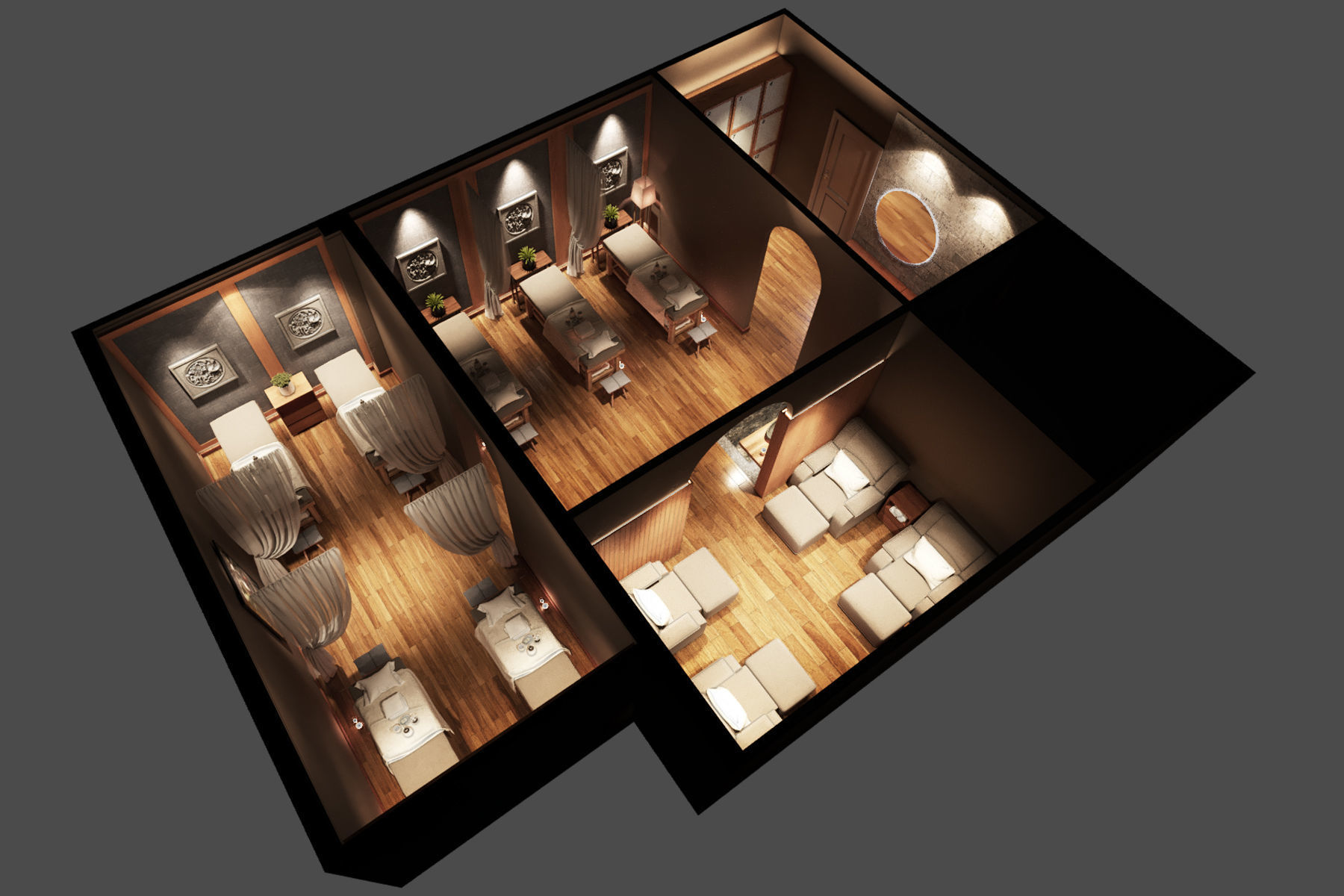 Small Beauty Spa - Babor Spa 3D model_9