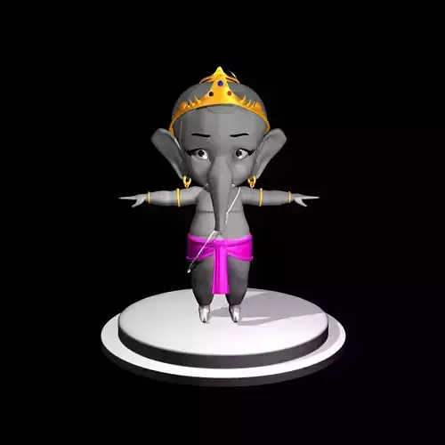 3d bal ganesh