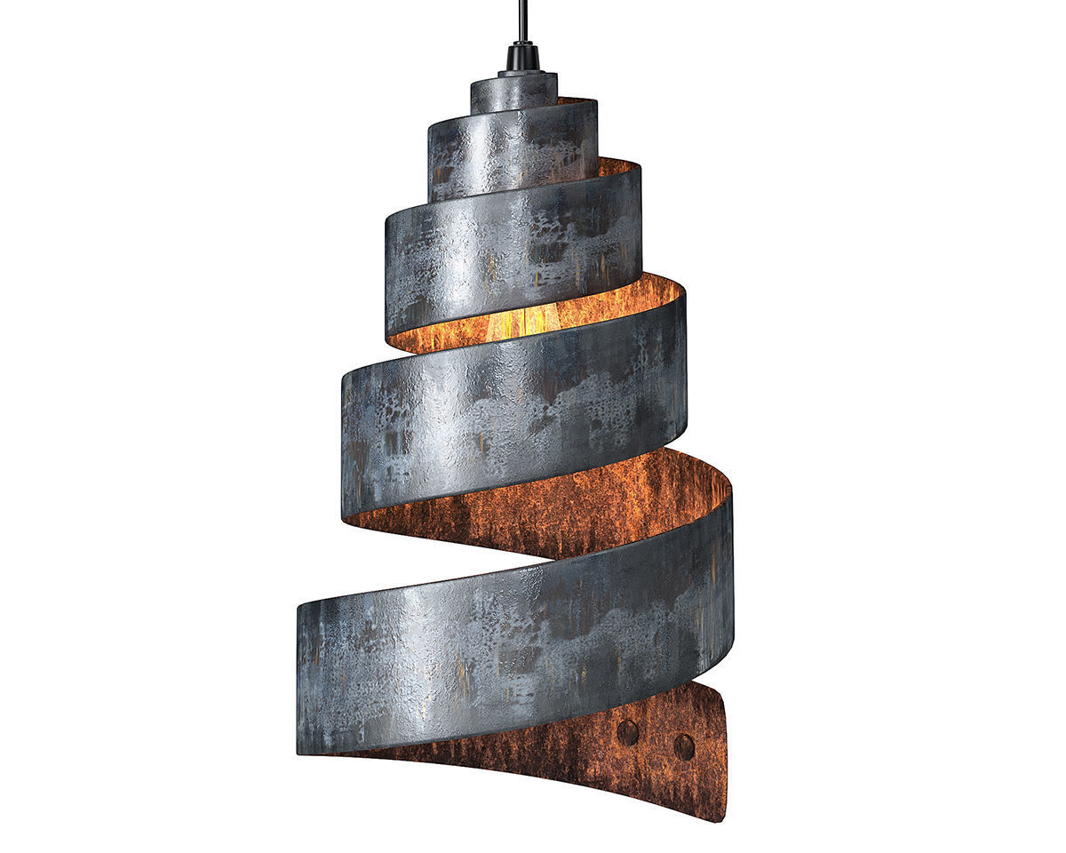 Corba Collection Sapina Wine Barrel Ring Pendant Light 3D model_1