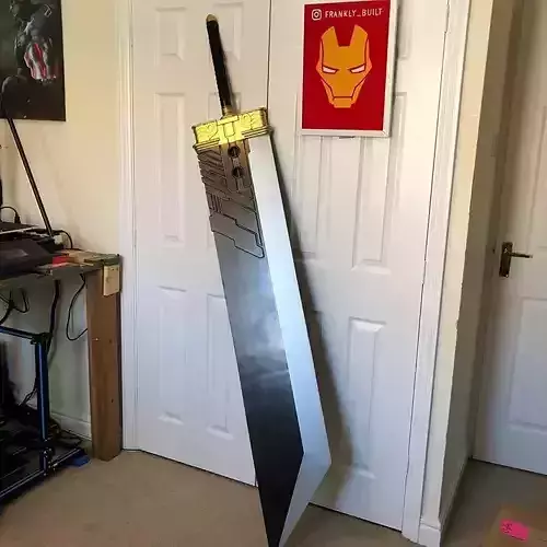 Final Fantasy VII Series - Buster Sword - Bracelet - Shoulder  3D print model