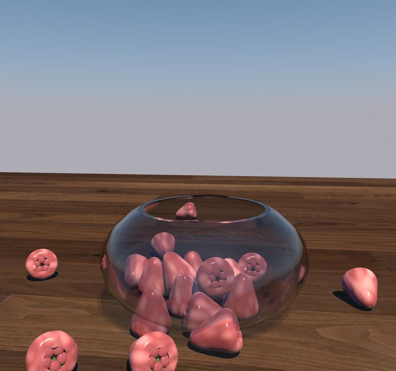 bell apple play 3D model_2