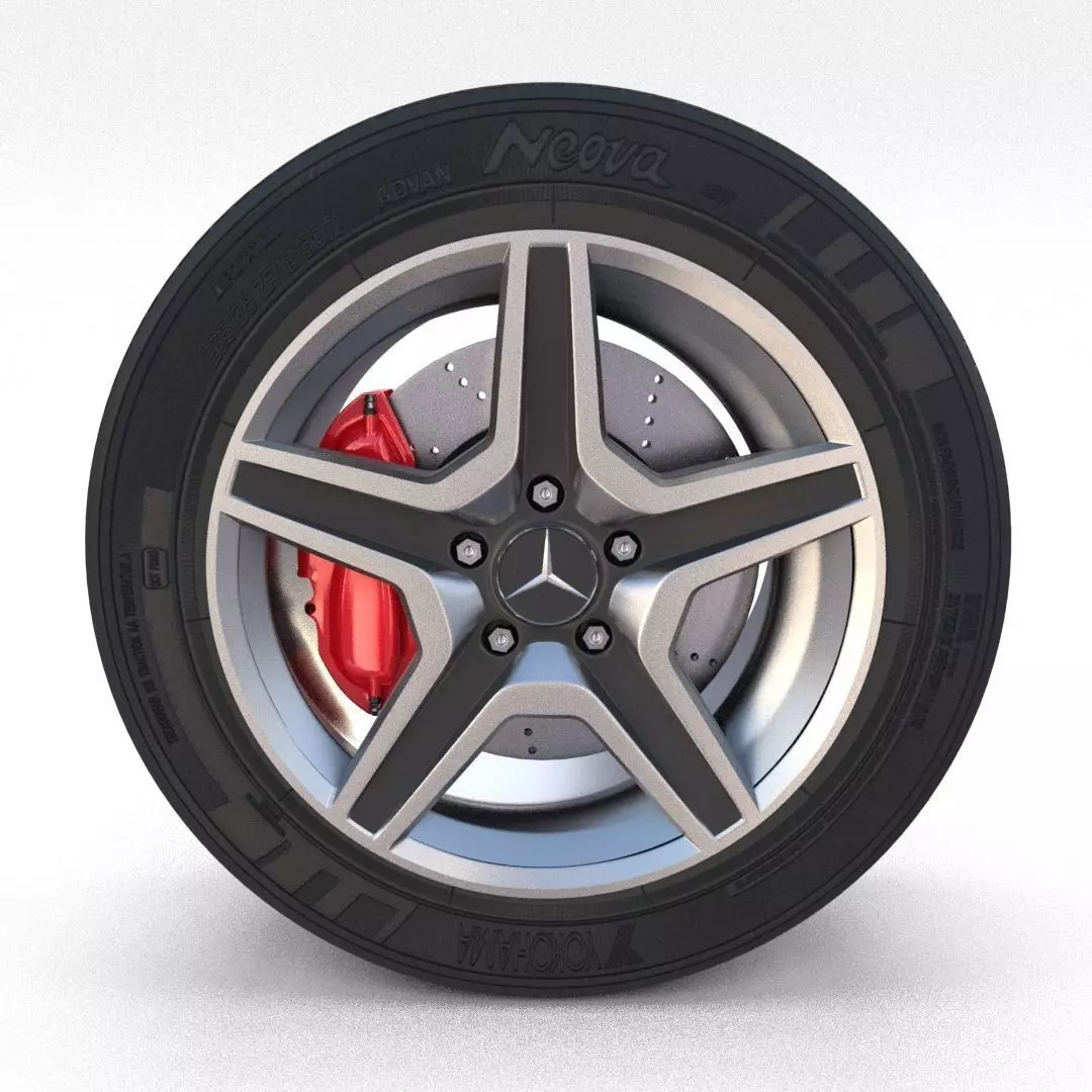 Mercedes G Class Wheel Full 3D model