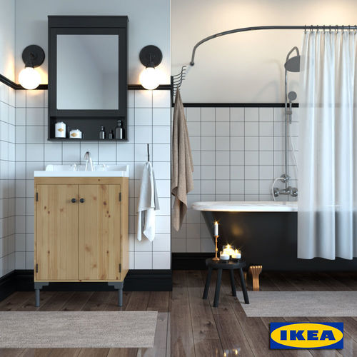 Bathroom ikea furniture 3D model
