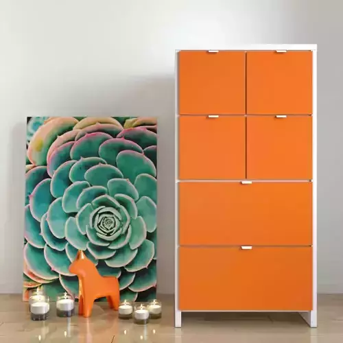 Dresser and decor Free 3D model