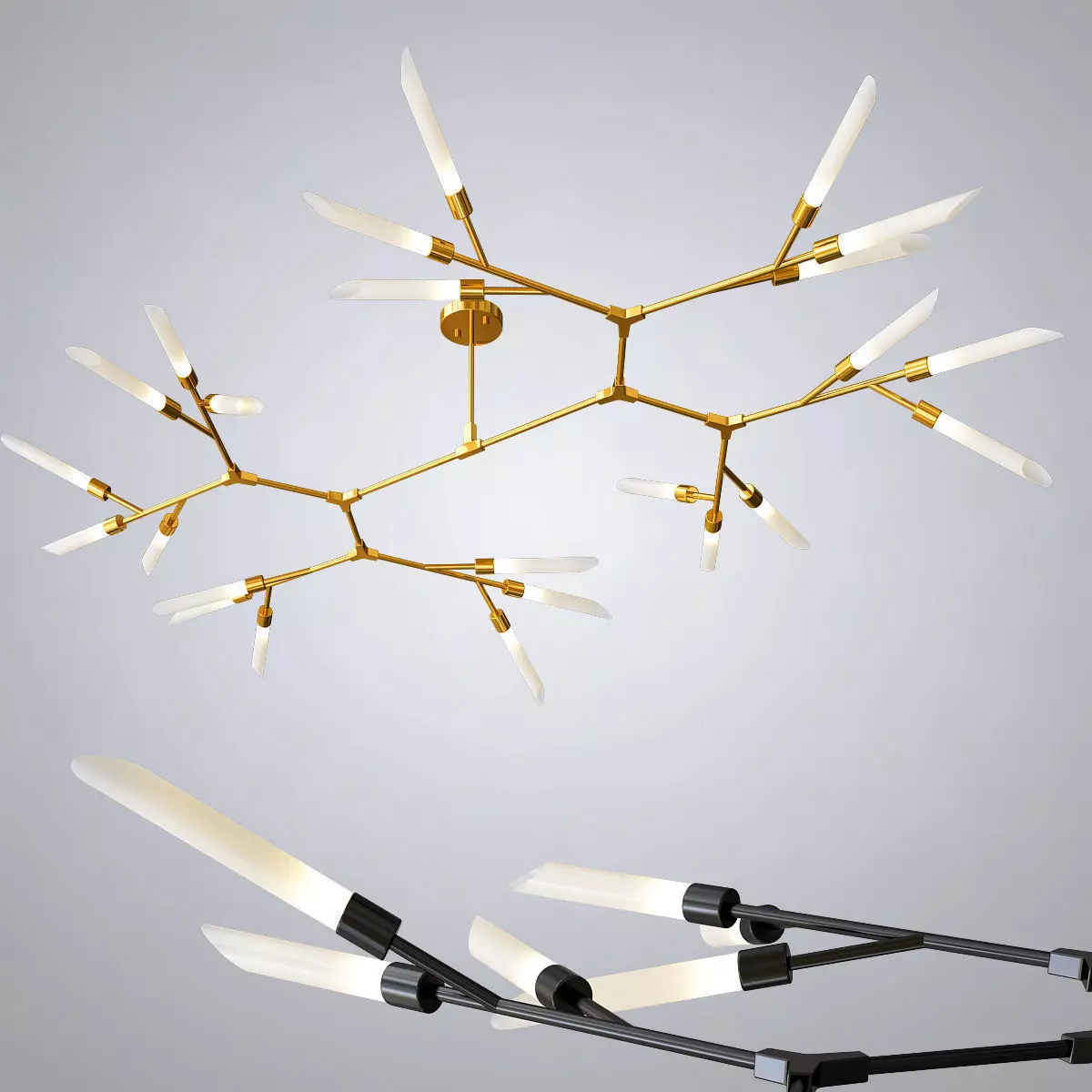 Post Modern Rotatable Branch 3D model_0