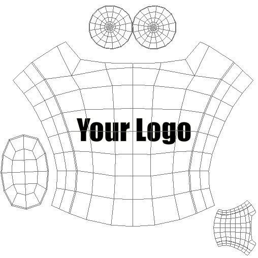 Custom Robot Low-poly 3D model_16