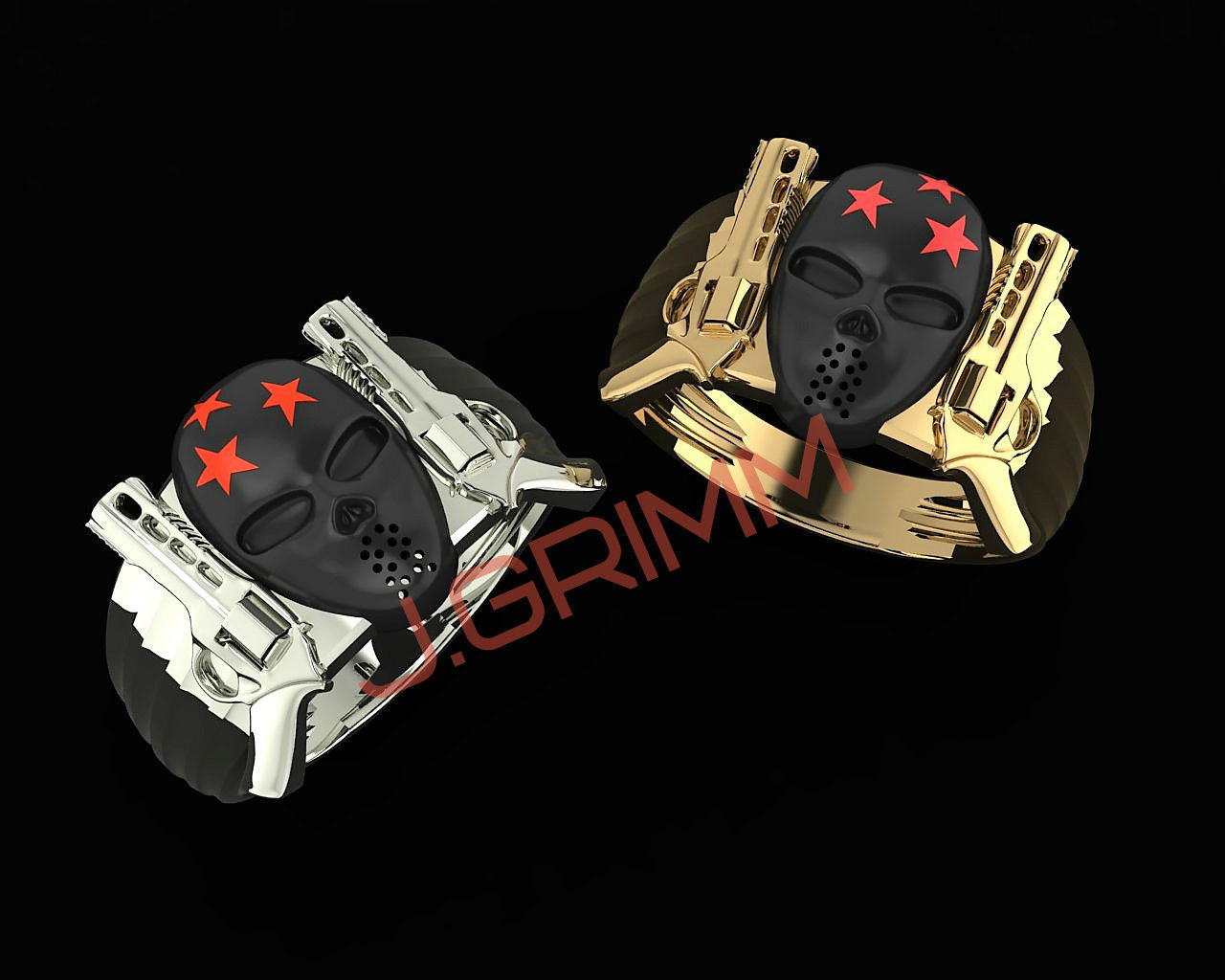 Ring Destro  3D print model_1