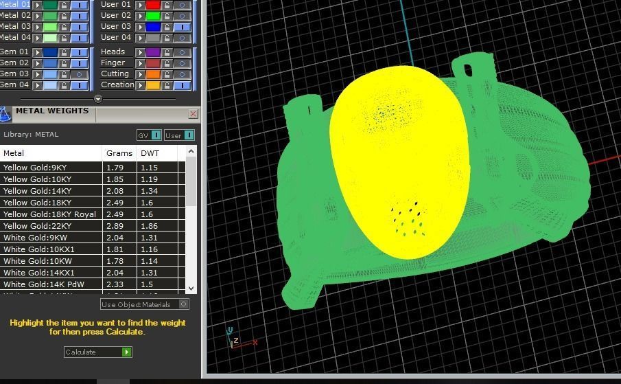 Ring Destro  3D print model_7