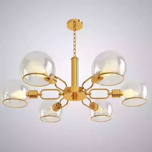 Scandinavian Glass Chandelier