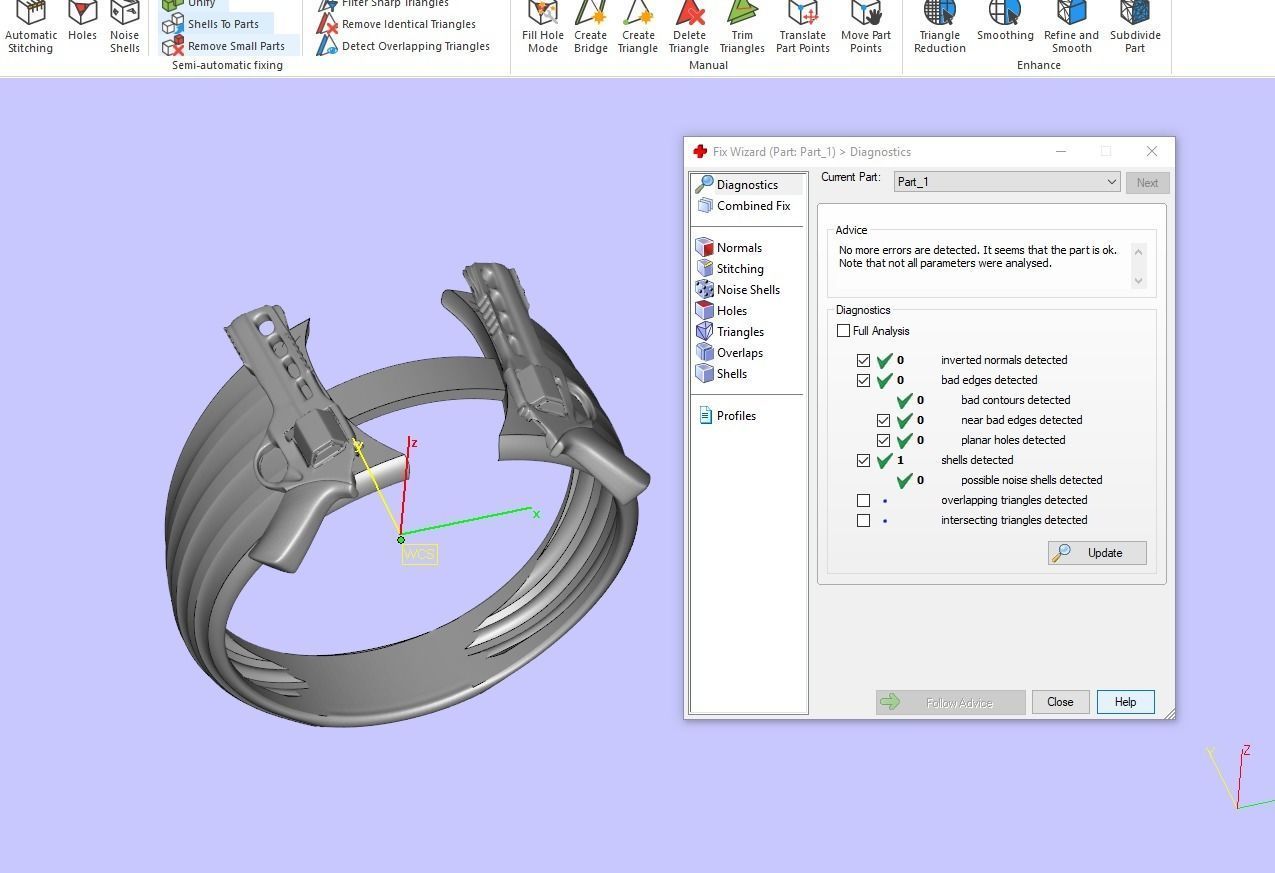 Ring Destro only stl 3D print model_9