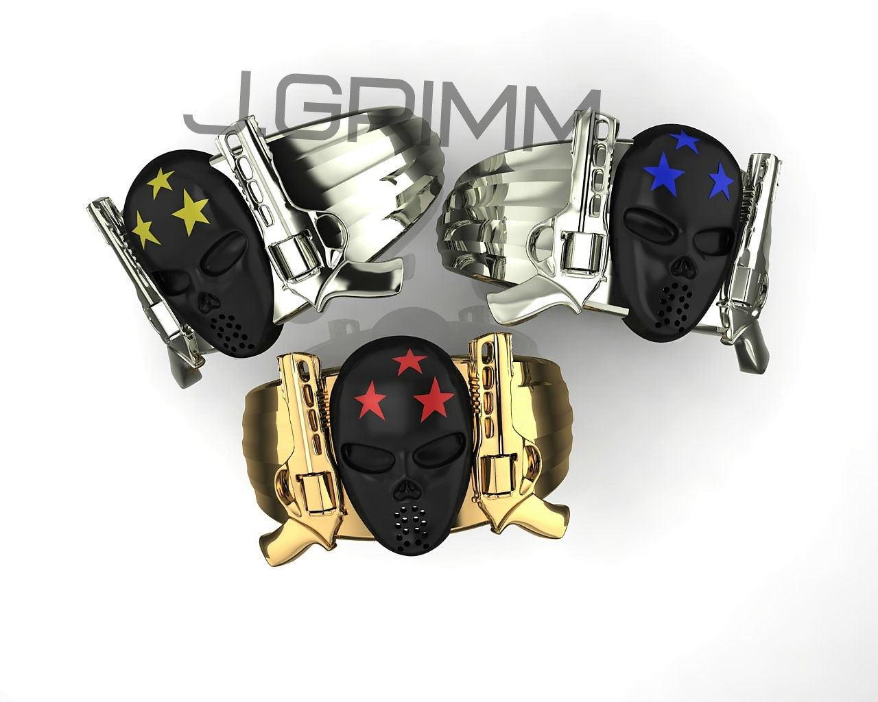 Ring Destro only stl 3D print model_1