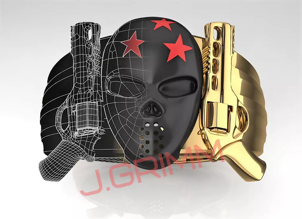 Ring Destro only stl 3D print model_0