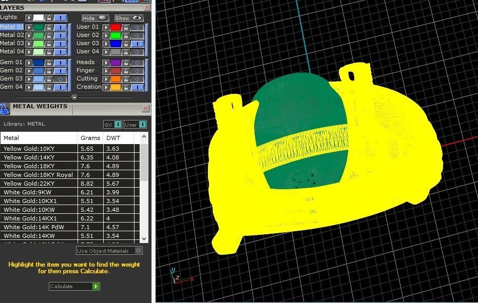 Ring Destro only stl 3D print model_8