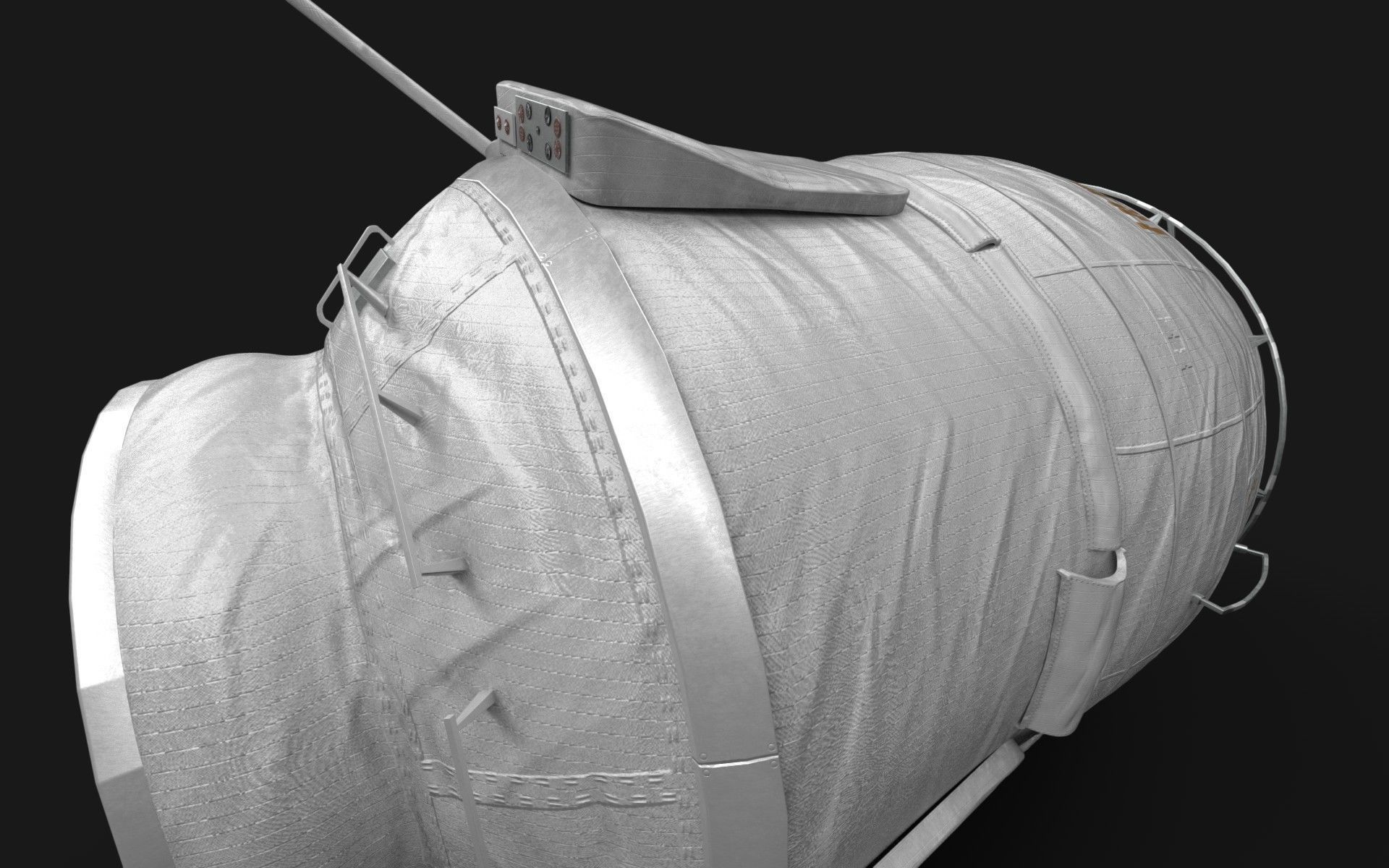 Docking Compartment PIRS  Module on International Space Station 3D model_17