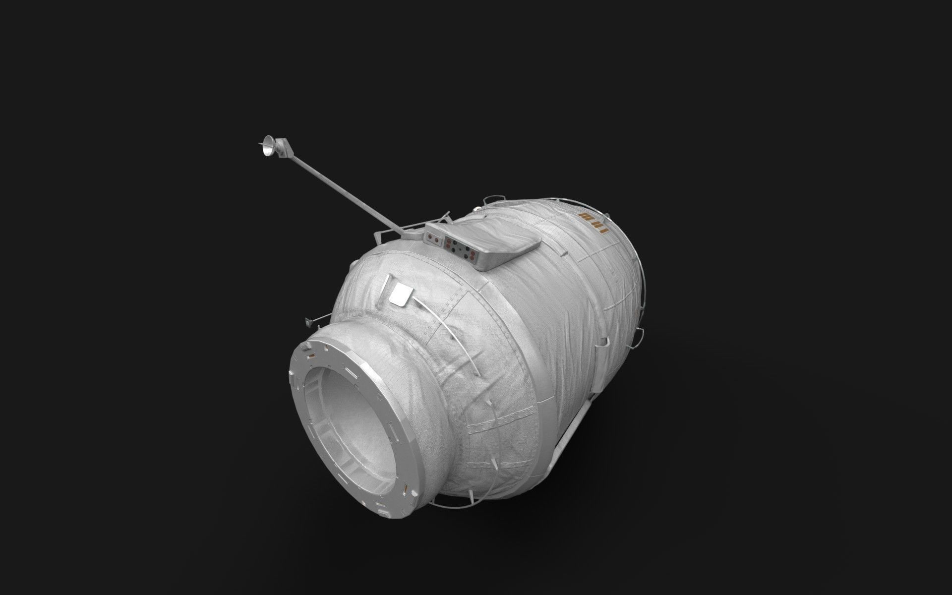 Docking Compartment PIRS  Module on International Space Station 3D model_14