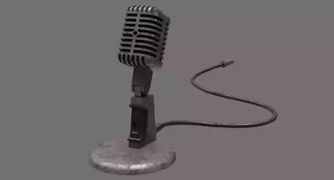 Retro Microphone 2B