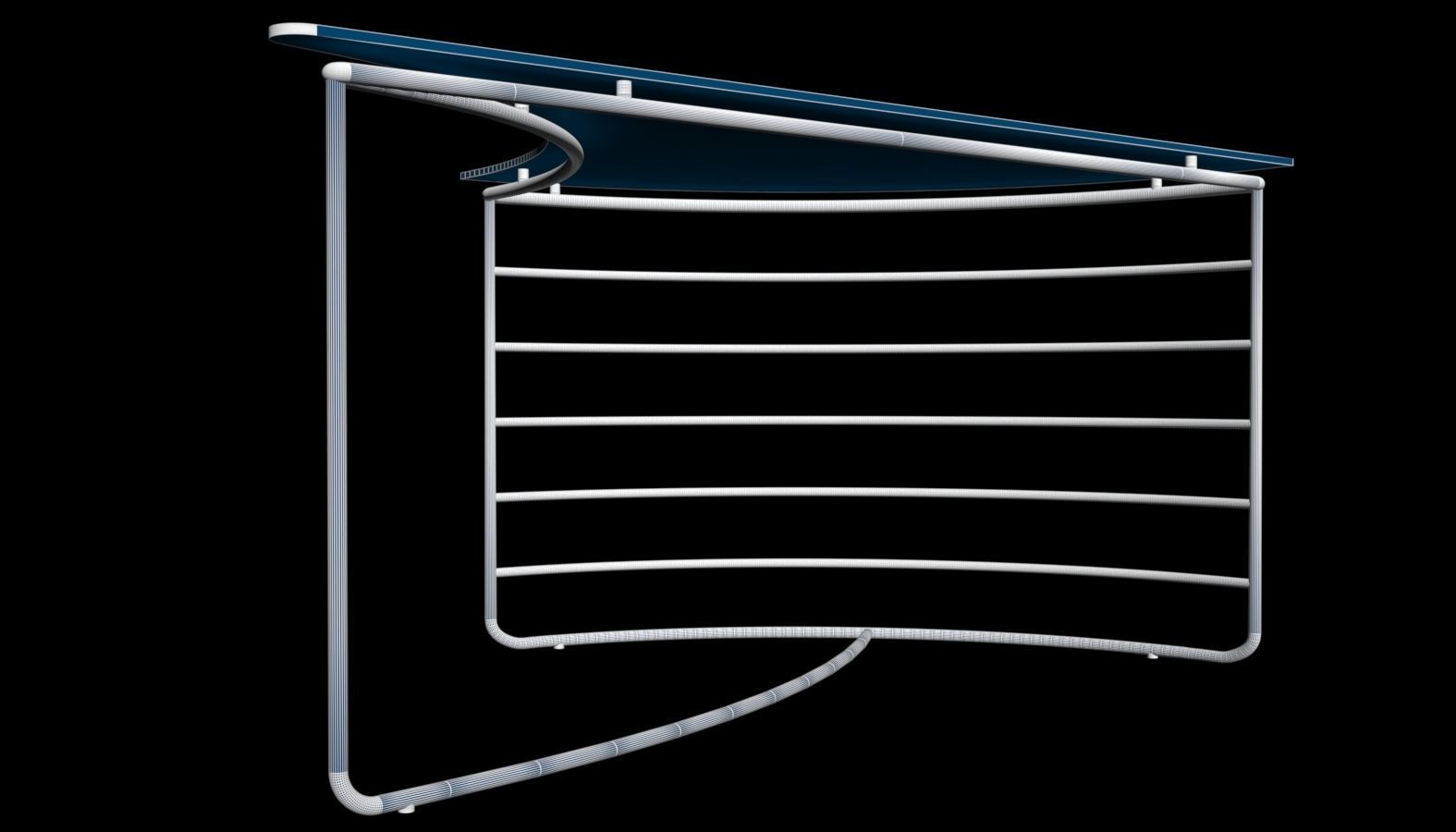 Club Table ENES 3D model_8