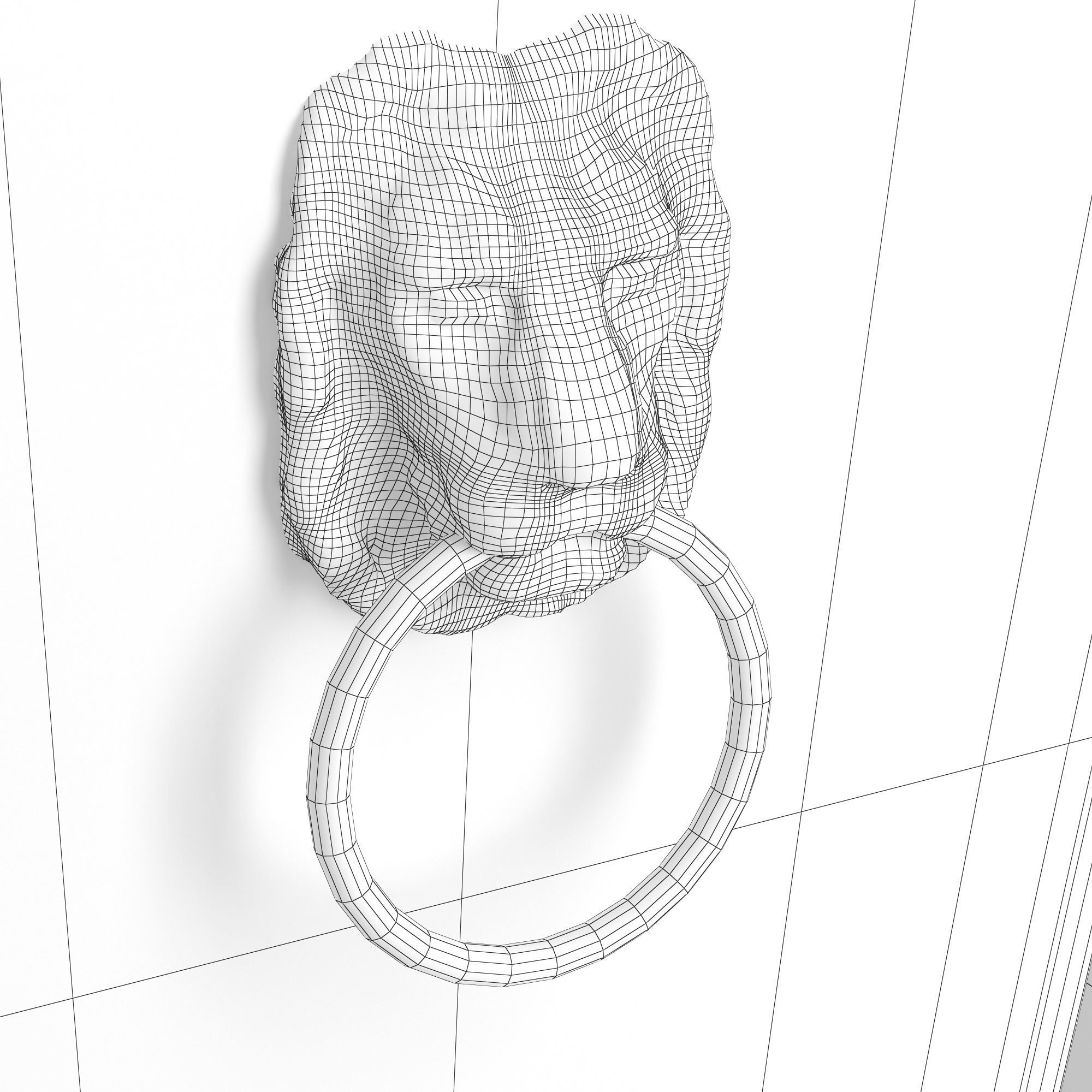 Green bush 3D model_7