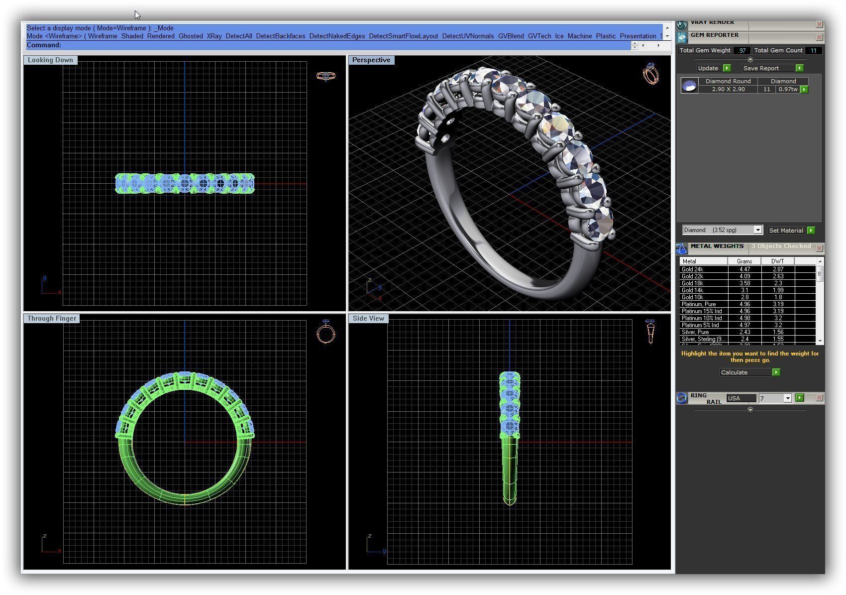 BULK-3DM-WithOut Gems-RING 50 Files 3D print model_13