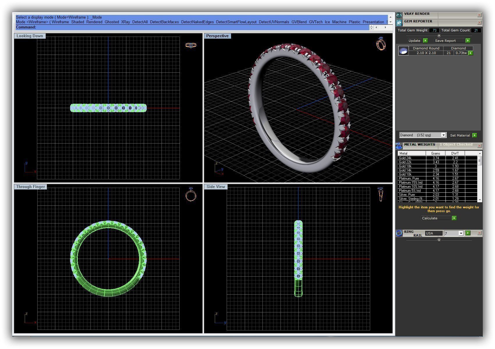 BULK-3DM-WithOut Gems-RING 50 Files 3D print model_20