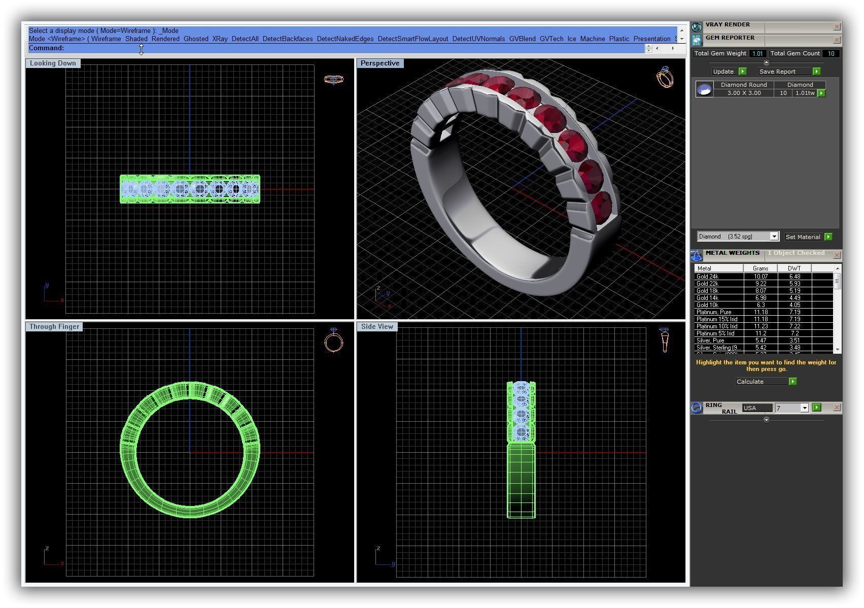 BULK-3DM-WithOut Gems-RING 50 Files 3D print model_14