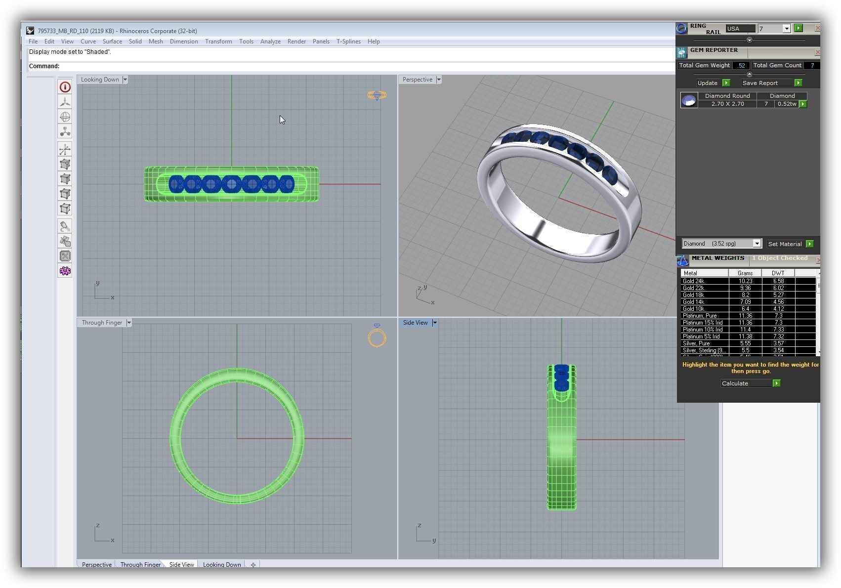 BULK-3DM-WithOut Gems-RING 50 Files 3D print model_10