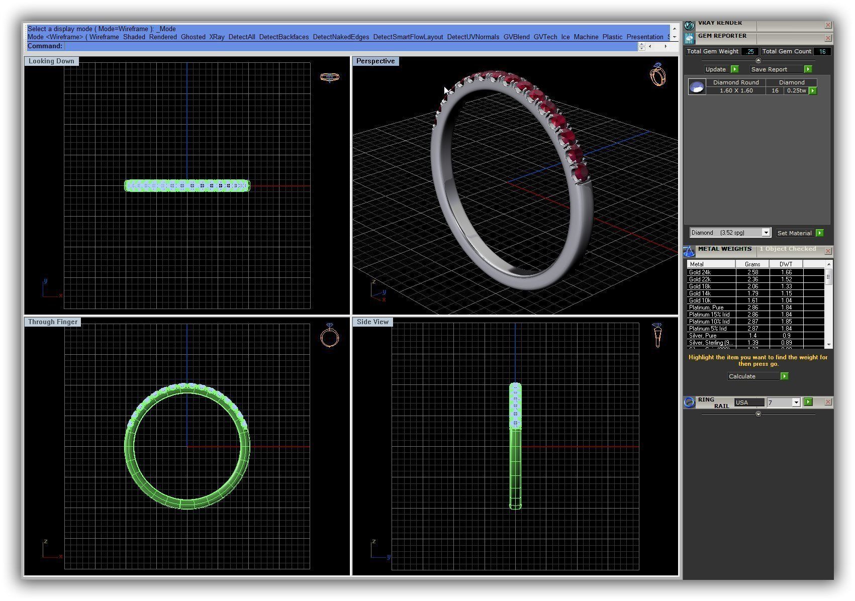 BULK-3DM-WithOut Gems-RING 50 Files 3D print model_27