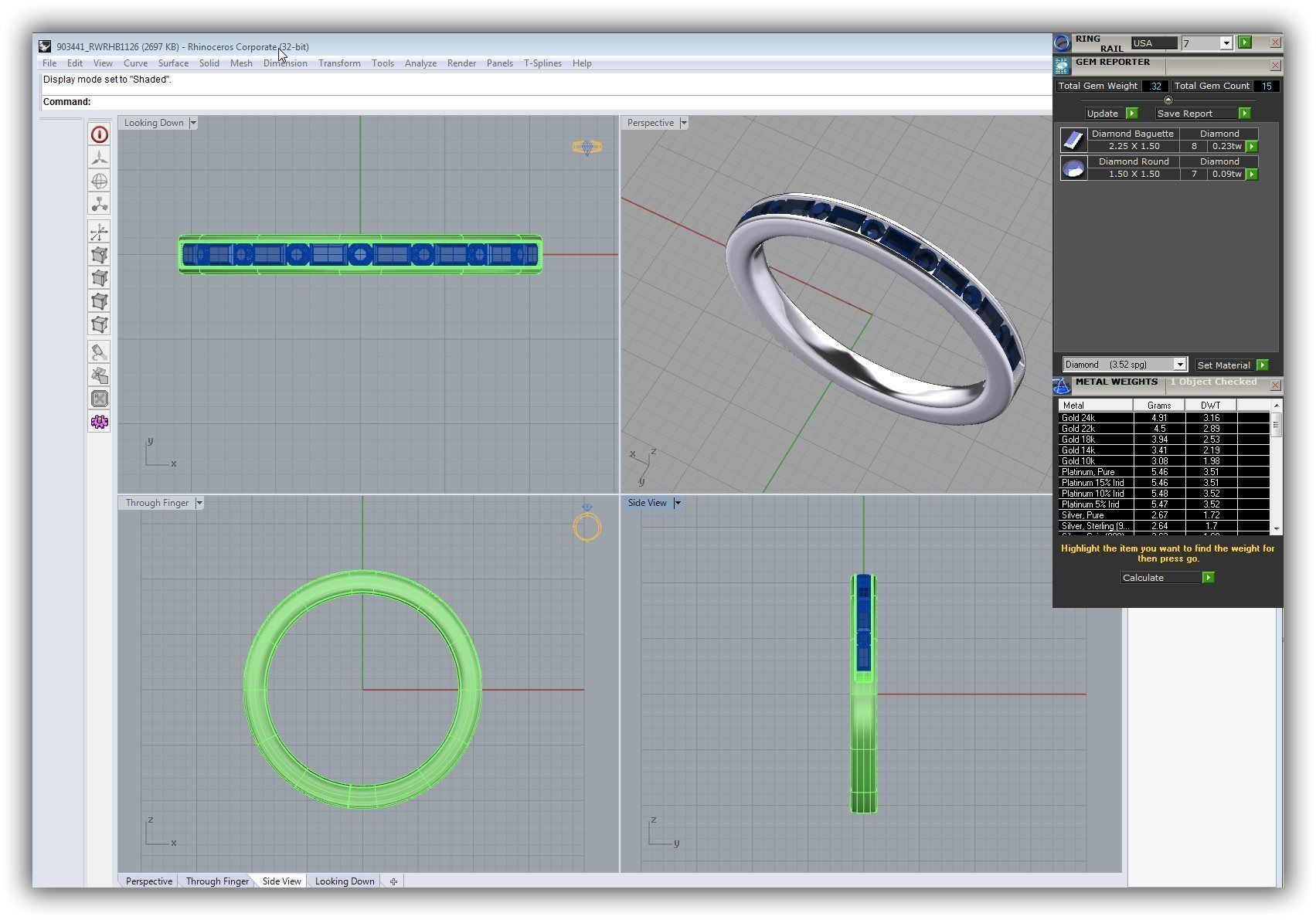BULK-3DM-WithOut Gems-RING 50 Files 3D print model_48