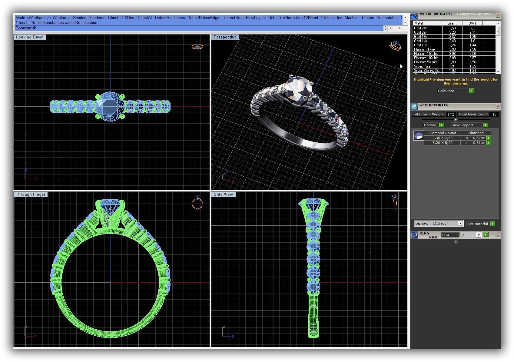 BULK-3DM-WithOut Gems-RING 41 Files 3D print model_19