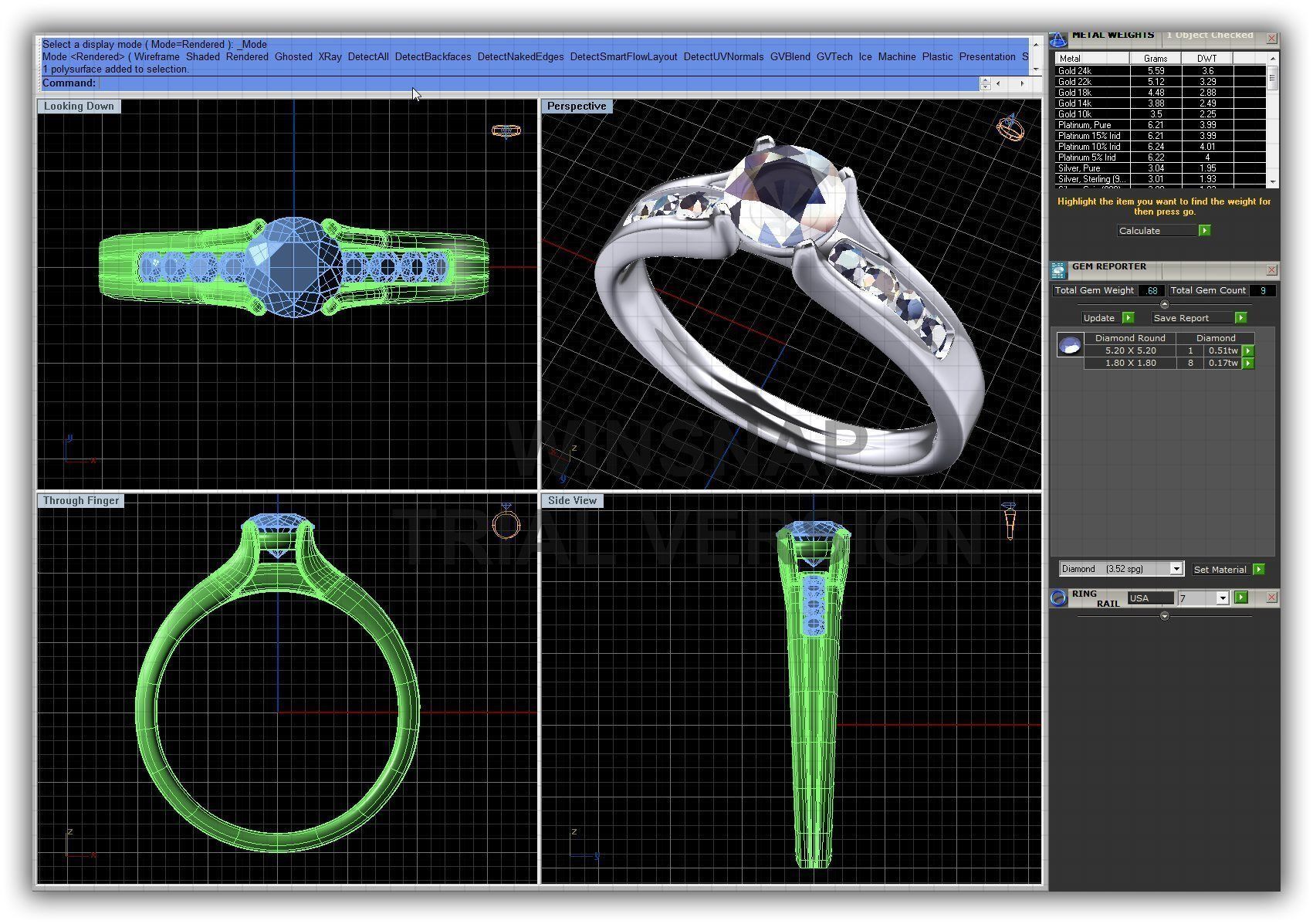 BULK-3DM-WithOut Gems-RING 41 Files 3D print model_11