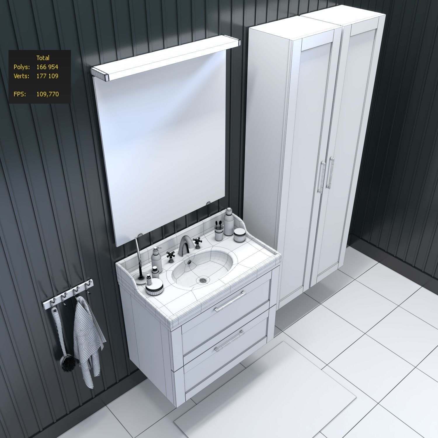 Bathroom 3D model_3