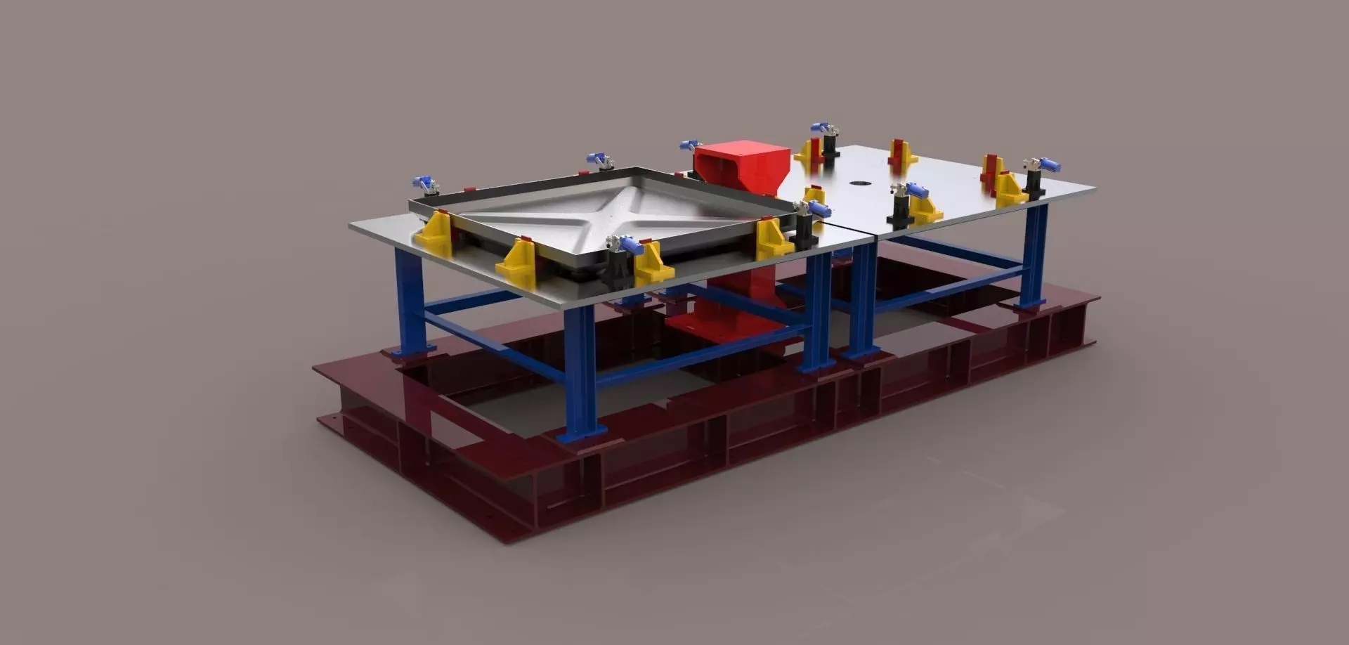 Welding Jigs Water Tank Cover Free 3D model