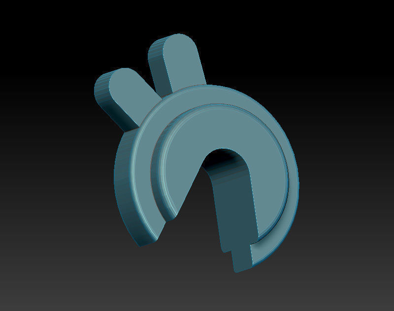 Twig brooch printable jewelry model 3D print model_5