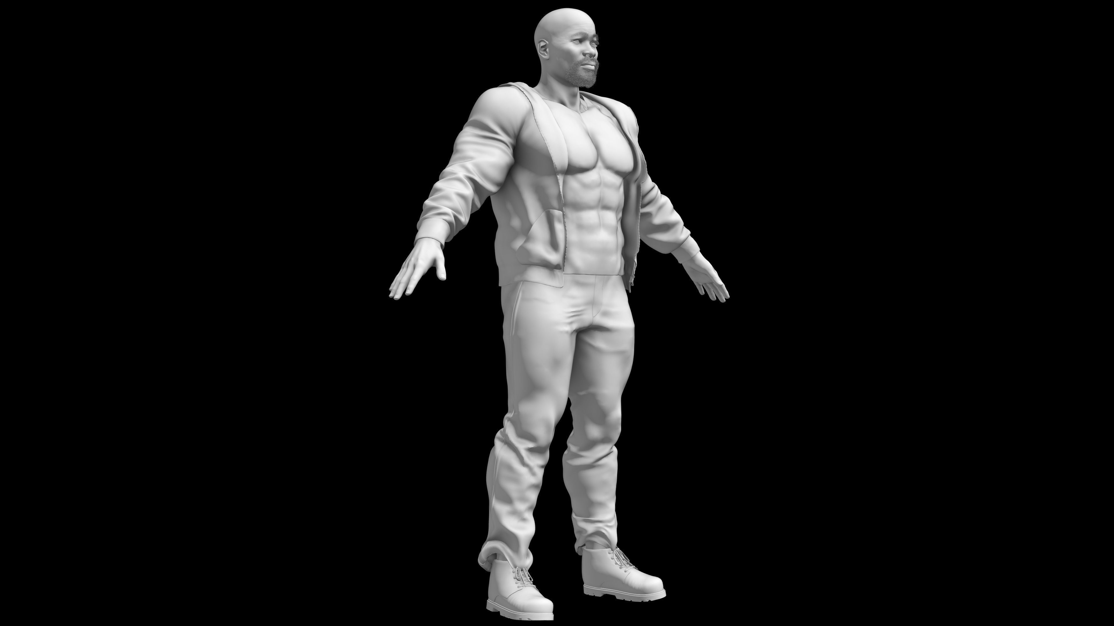 Luke Cage - Netflix  3D model_3