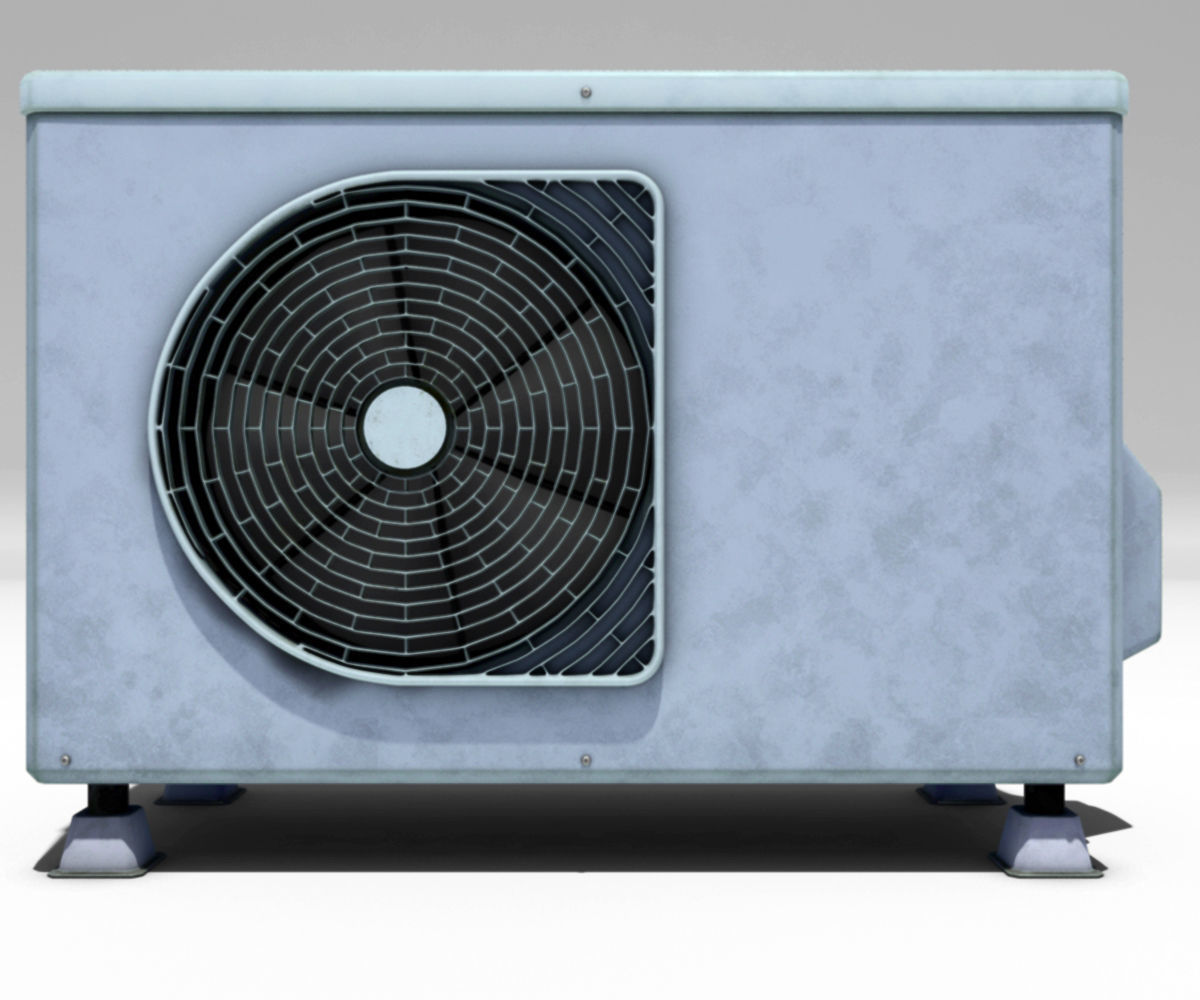 Air Conditioner 3D model_2
