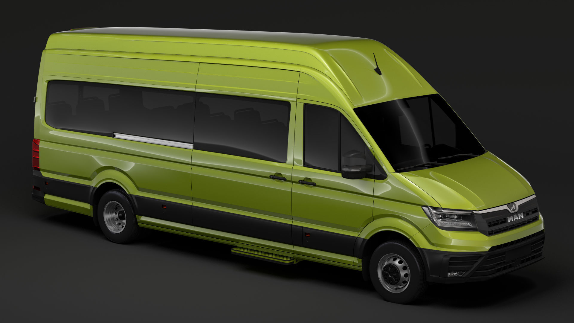 MAN TGE L4H3 Window Van 2018 3D model_10