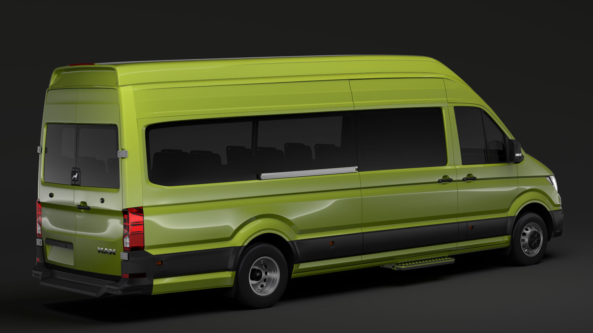 MAN TGE L4H3 Window Van 2018 3D model_6