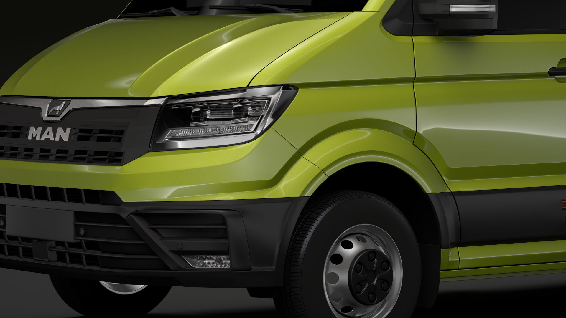 MAN TGE L4H3 Window Van 2018 3D model_4