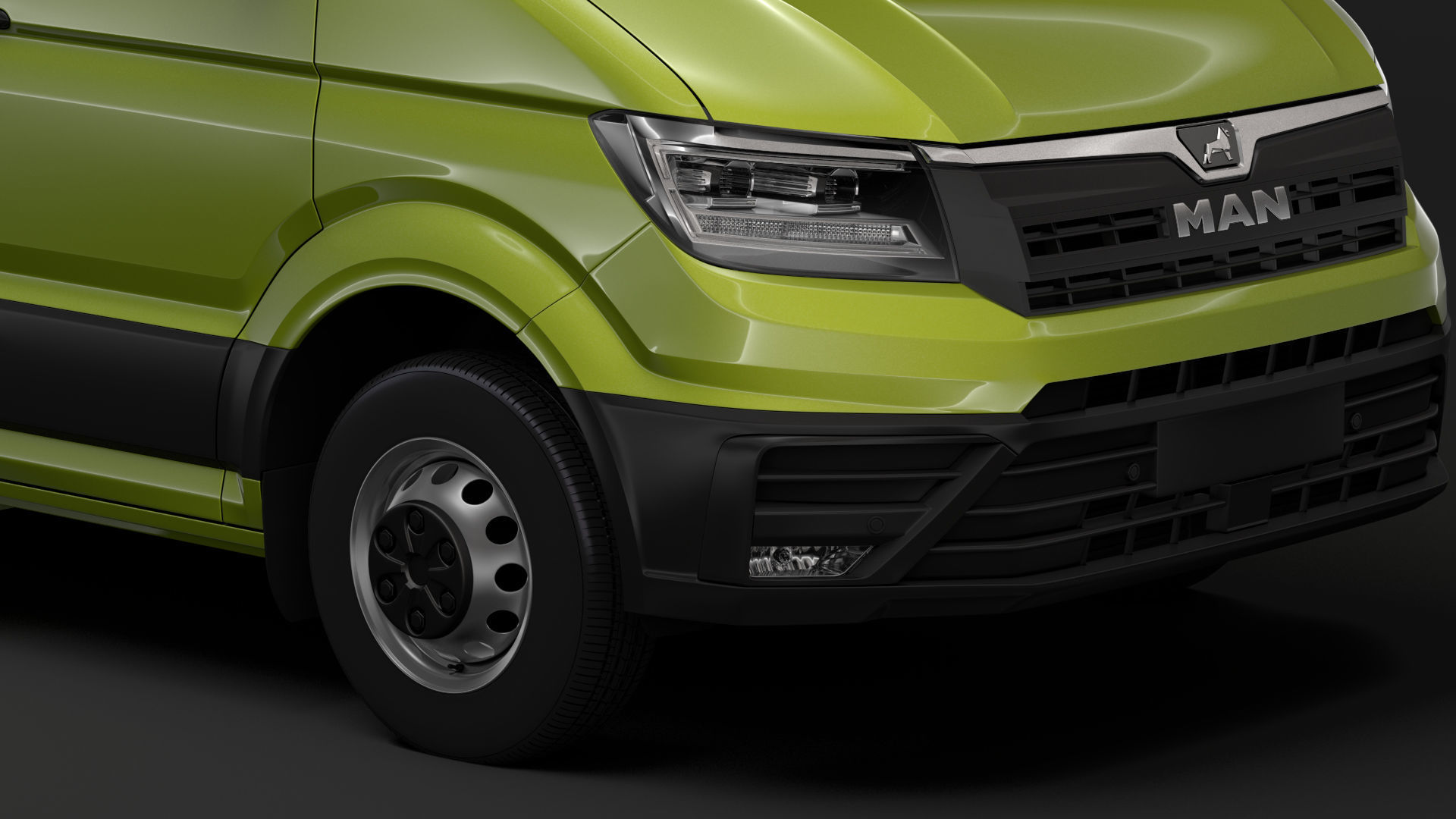 MAN TGE L4H3 Window Van 2018 3D model_5